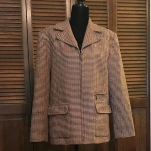 Vintage Houndstooth Women's Sporting Jacket